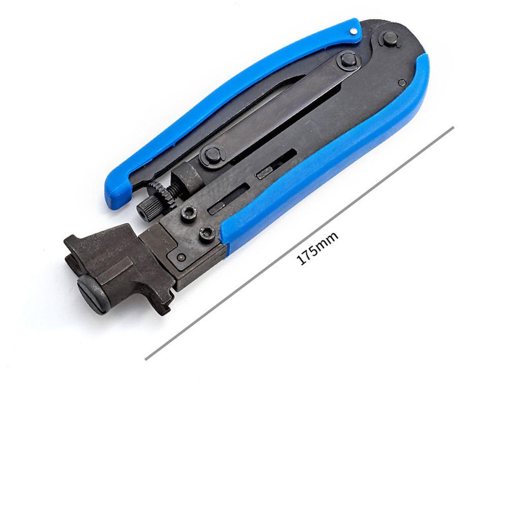 Populer Coaxial Cable Stripper Adjustable Repair Tool High Quality Compression Crimping Tool Coax Wire Cable Stripper Untuk RG59/RG6/RG11