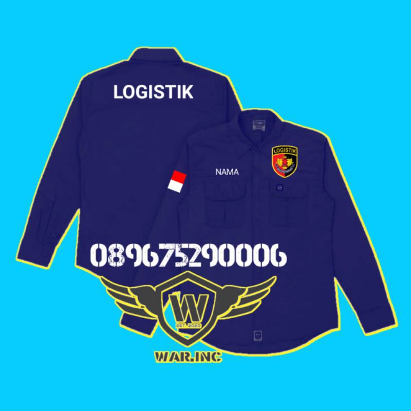 KAMEJA SERAGAM LOGISTIK POLRI