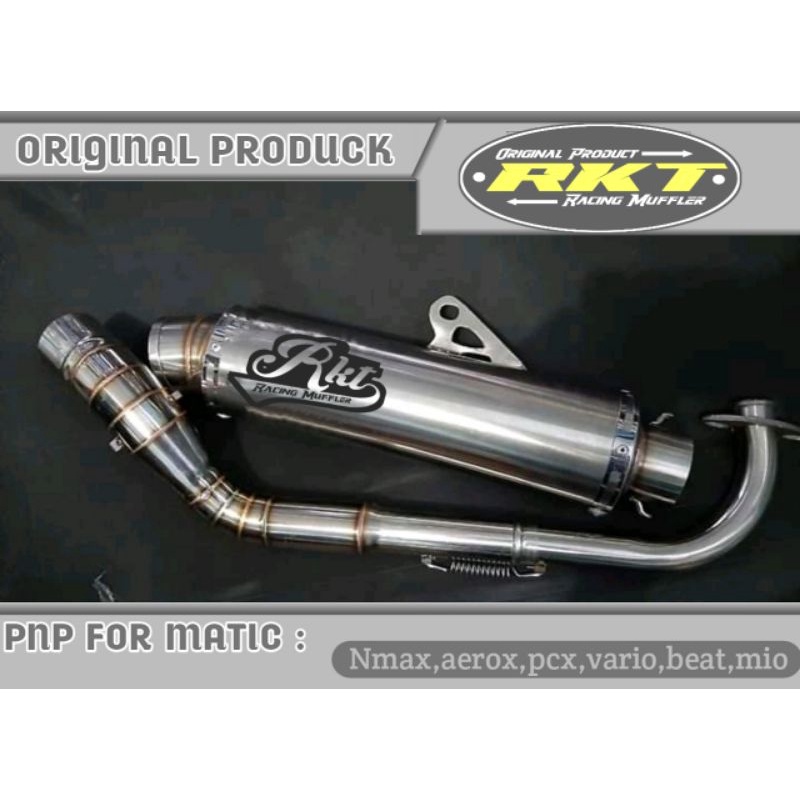 Knalpot Racing matic nmax,aerox,pcx,vario,beat,mio knalpot racing matic