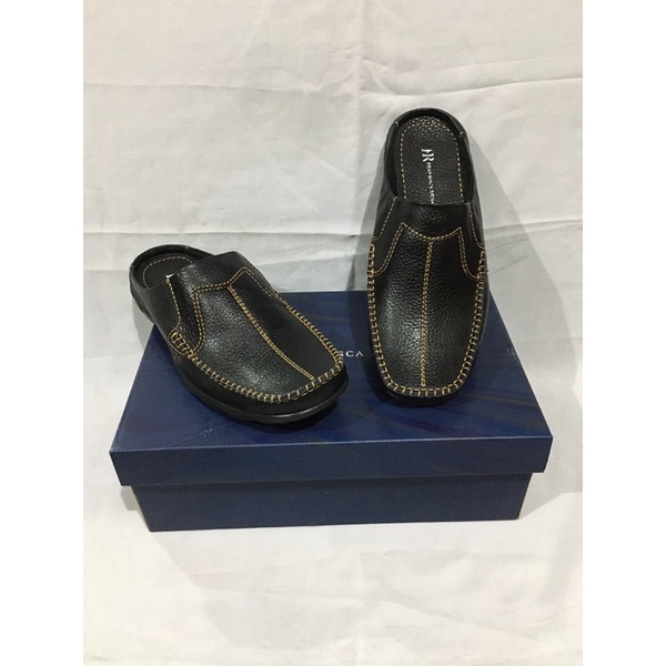 Sepatu kulit formal bustong FRANSISCA RENALDY M.KENZO 02 HITAM