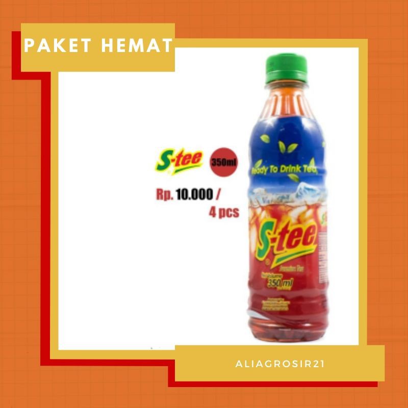 

S-tee 350 ml Paket Hemat (isi 4)