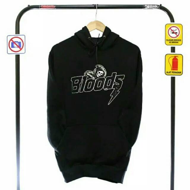 Jaket Hoodie Bloods murah pria wanita