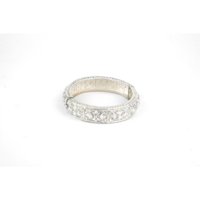 Gelang Perak Tatahan Bali, Round Bracelet