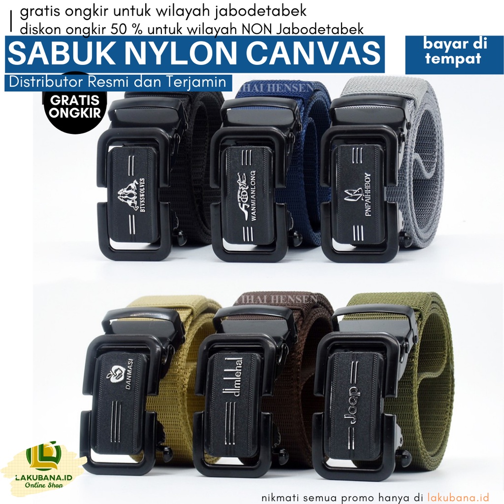 Sabuk Nylon Canvas - Canvas Nylon Belt