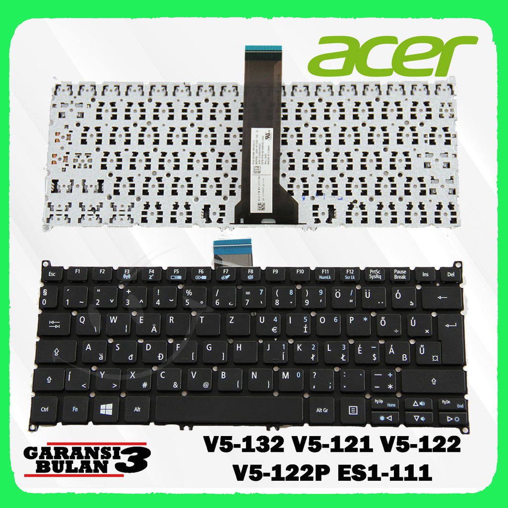 KEYBOARD LAPTOP ACER V5-132 E3-111 E3-112 E11-111 ES11-131