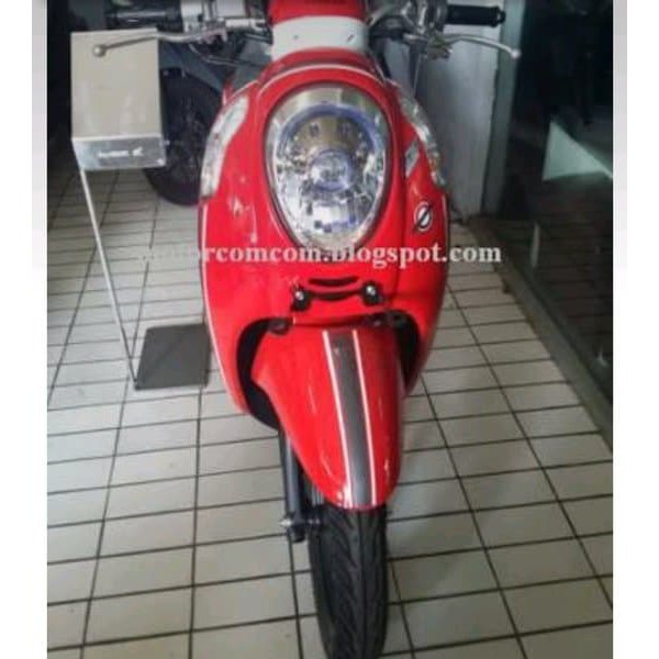 cover front panel tameng scoopy fi k16 merah Ferrari