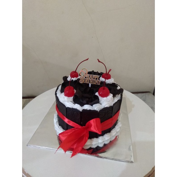 

Kue Ulang Tahun Coklat Cerry Birthday Cake Coklat Cerry