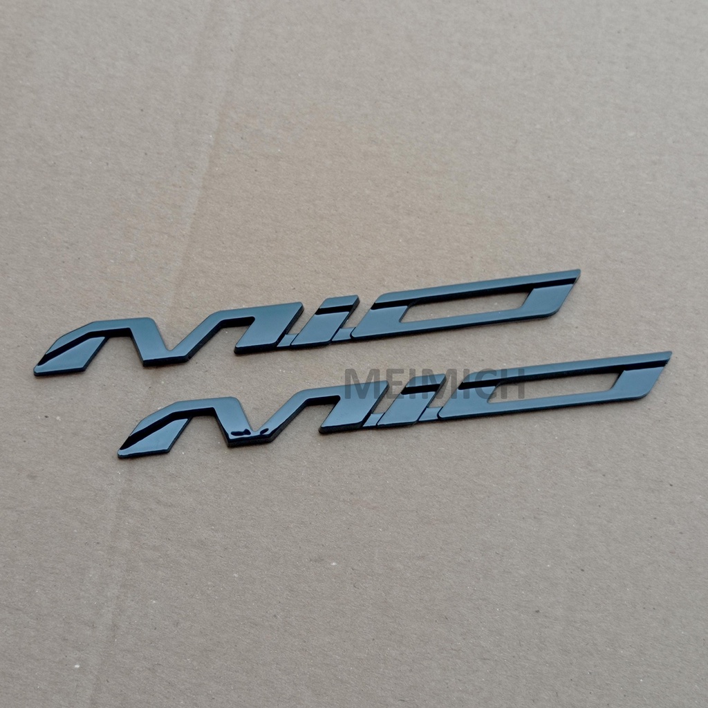 Emblem Logo 3D Yamaha MIO 2PCS (SEPASANG KANAN KIRI ya kak)