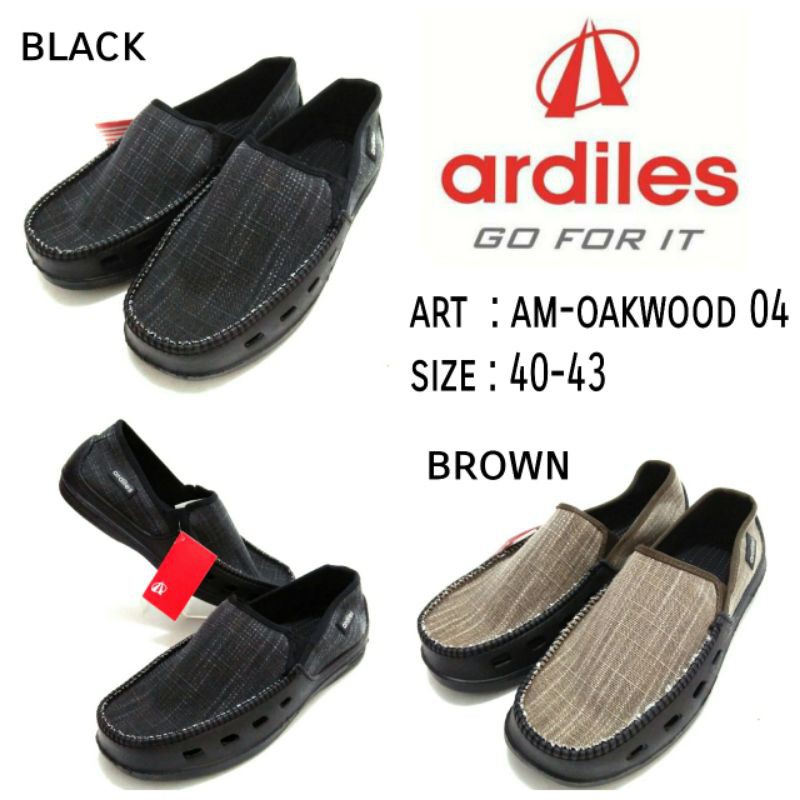 SEPATU SANTAI SLIP ON LAKI LAKI MURAH DAN NYAMAN DIPAKAI AM OAKWOOD BY ARDILES