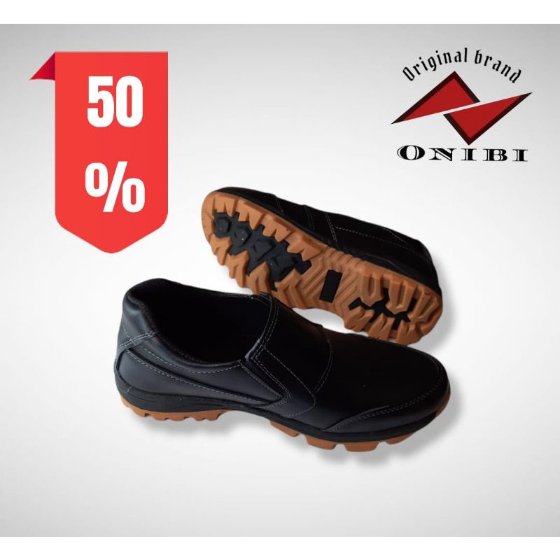 ONIBI Sepatu Pria Casual Kerja Savty Boots Pendek Onibi