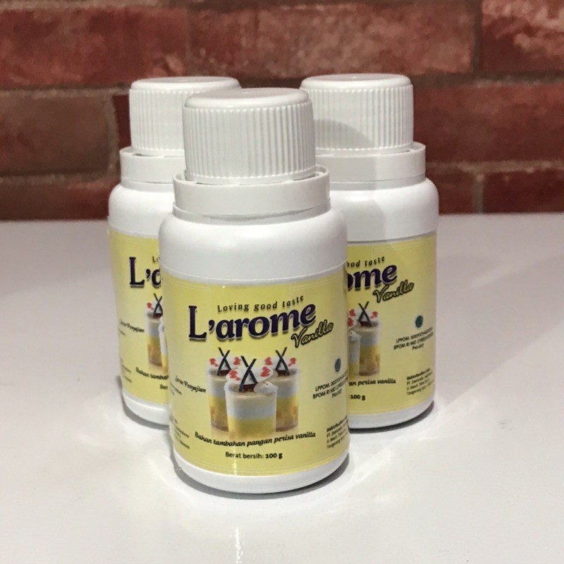 Larome Vanilla Perisa / Vanilla Essence Cair 100gr (Expired April 2022)