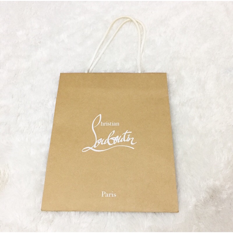 

Christian Louboutin Paris Original Authentic Branded Luxury Paperbag Shopping Bag