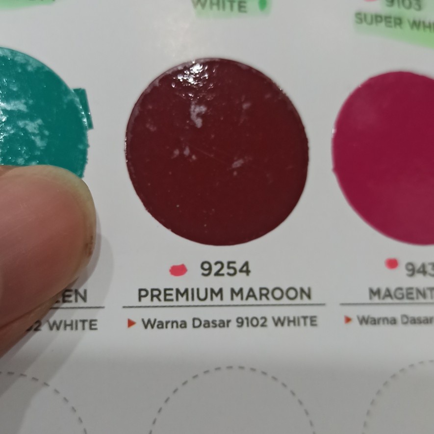 DITON PREMIUM 9254 PREMIUM MAROON Merah Tua Darah Cat Semprot Pilox Pylox