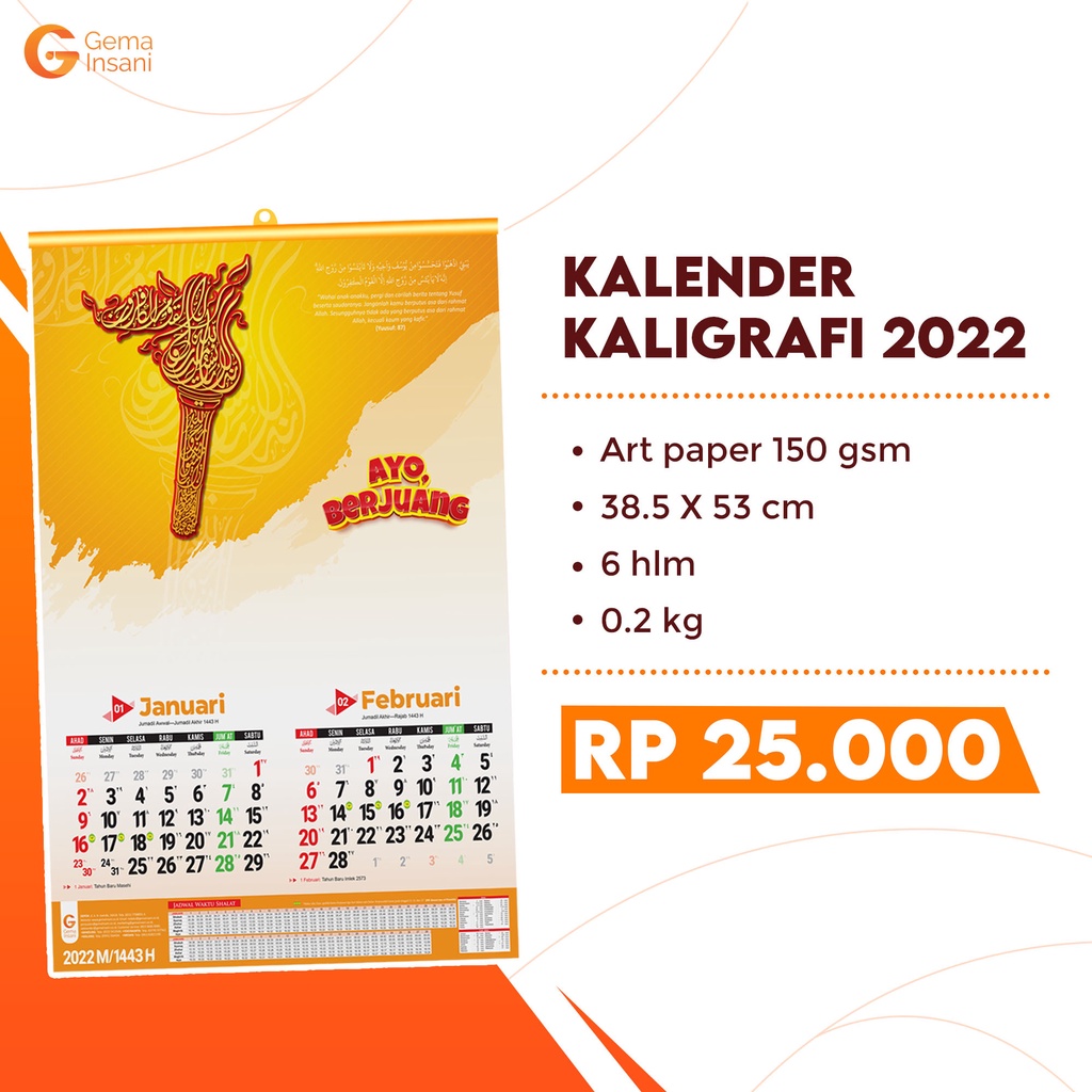

000 - KALENDER KALIGRAFI 2022
