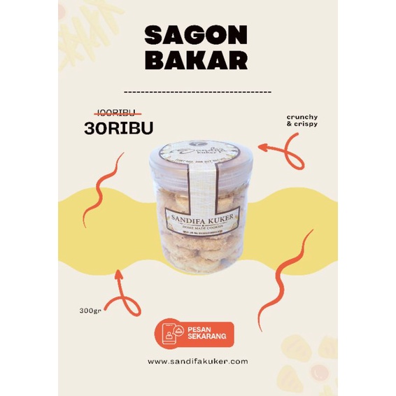 

Kue Sagon Kelapa Bakar Premium