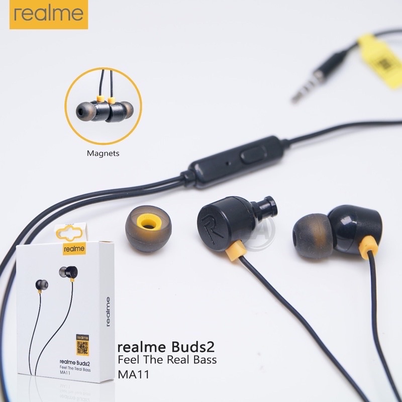 ACC PROMO Hf Hansfree Headseat Realme MA11 MA-11 MA 11  Buds Extra Basss