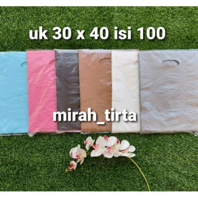

❤BAGUS POL❤Kantong plong polos besar 30x40 . HD Oval polos. hd plong polos .Kantong kresek pond . Kantong kresek warna