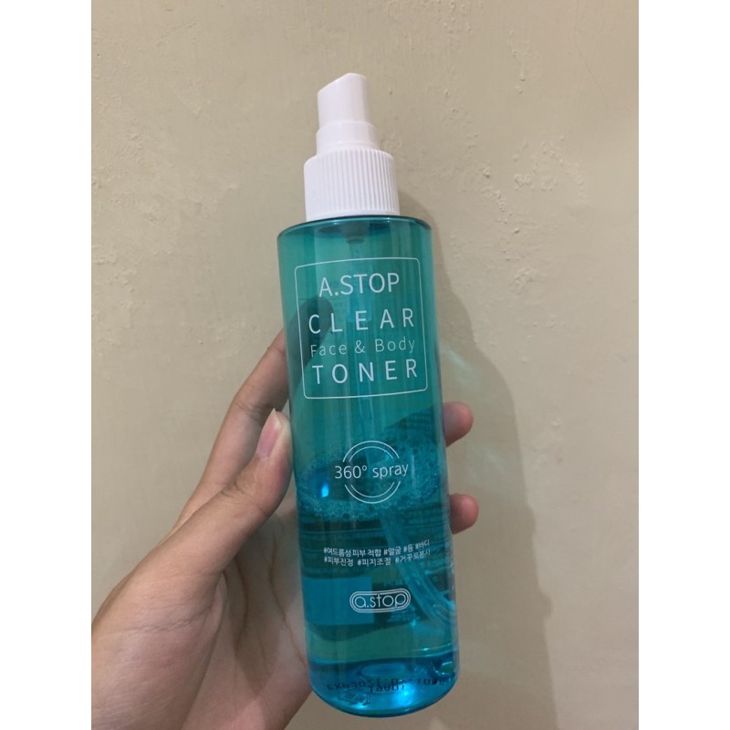 A.stop Clear face and body Toner