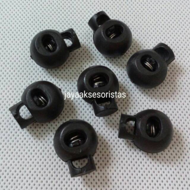 Stopper bulat tali serut plastik buckle tas PP