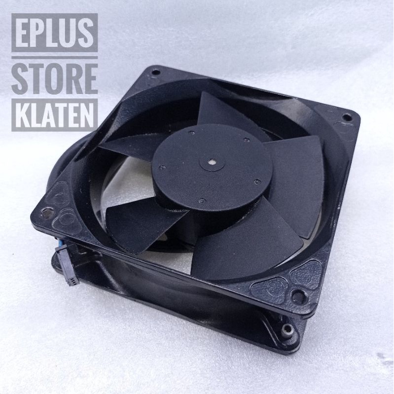 Kipas 12cm 12v PAPST 6-12.6V 6.4w frame almunium KP161