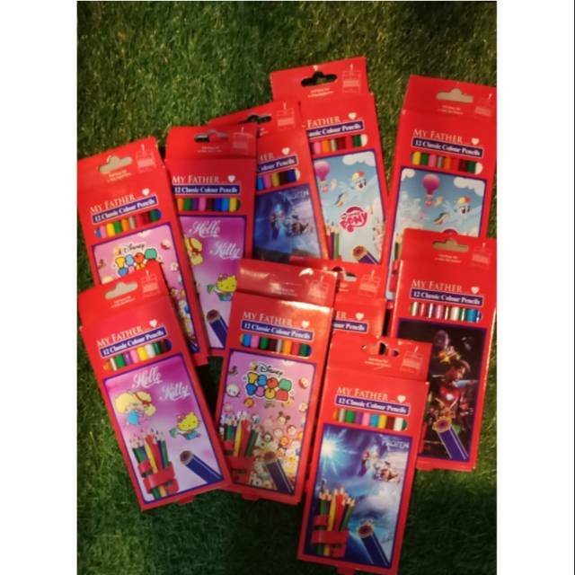 

pensil warna panjang non toxic