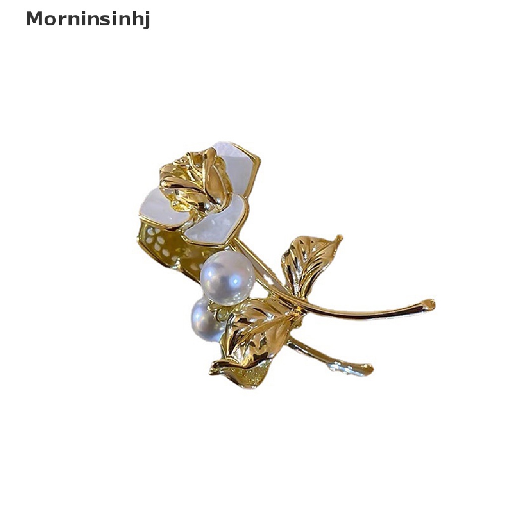 Mornin Bros Bunga Mawar Untuk Wanita Pria Beauty Flower Brooch Pin Hadiah Aksesoris id