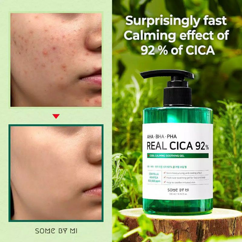 (Share) SOMEBYMI Aha Bha Pha Real Cica 92% Cool Calming Soothing Gel