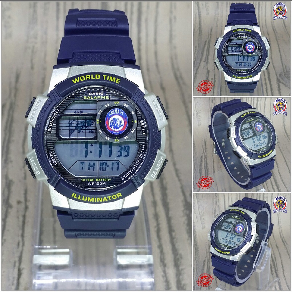 [SUPER EXCLUSIVE] JAM CASIO ILLUMINATOR AREMA FC DIGITAL