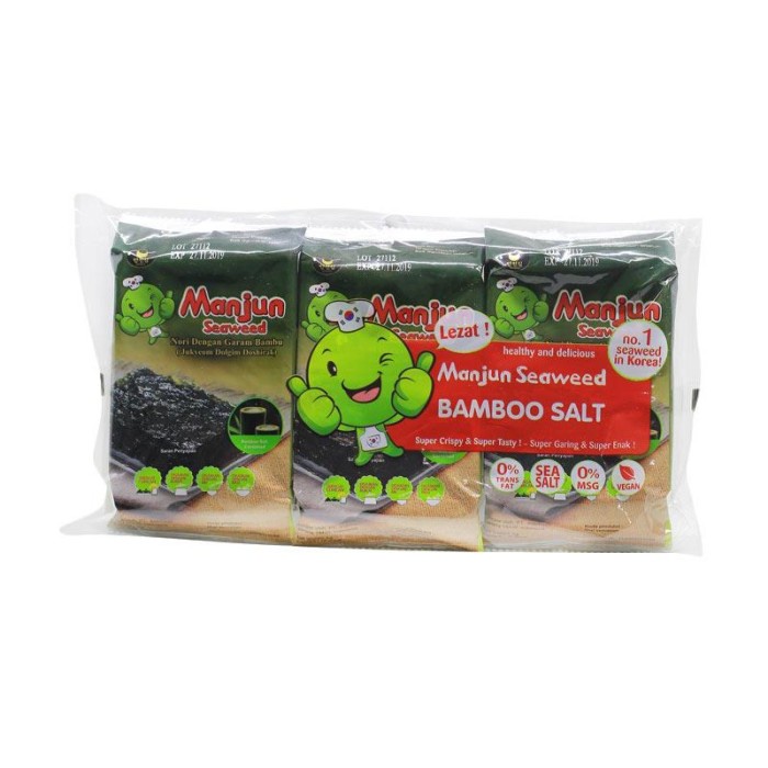 

Manjun Seaweed Bamboo Salt 3X5Gr