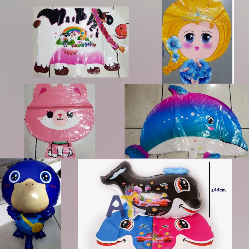 [Whispers] mainan balon gas terbang balon karakter termurah harga grosir