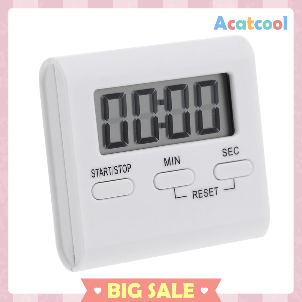 Handy LCD Digital Table Magnet Alarm Clock DIY Kitchen Oven Cooking Timer