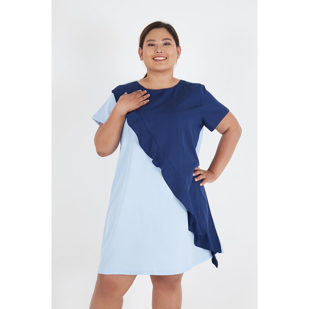 Sorabel - Ariel Frill Dress Big Size Jumbo