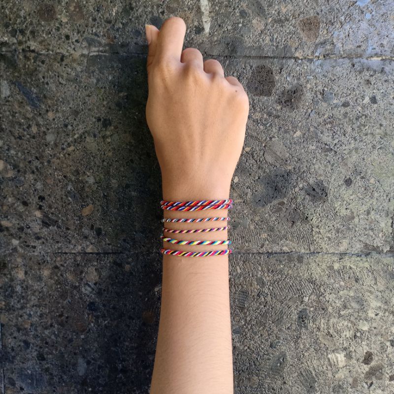 KOLEKSI PANCADATU / CRAFTDEWATA SIGNATURE / Craft Dewata /  Jelajah Pulau Bali / Gelang Khas Bali / Gelang Pria / Bahan Benang Khas Bali