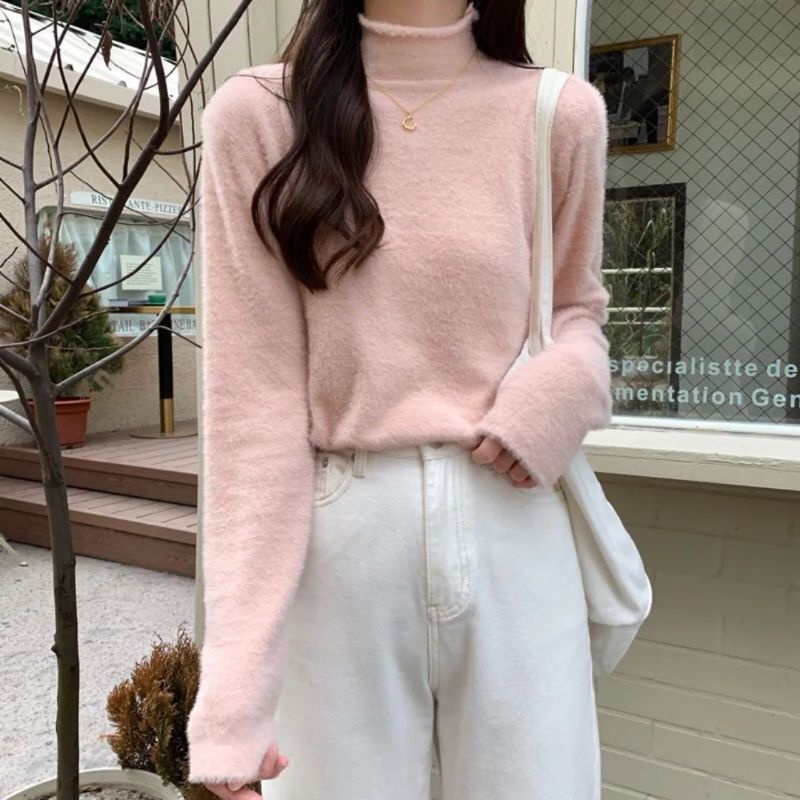 KNIT BLOUSE BLOUSE IMPORT KOREAN BLOUSE ZIA TOP