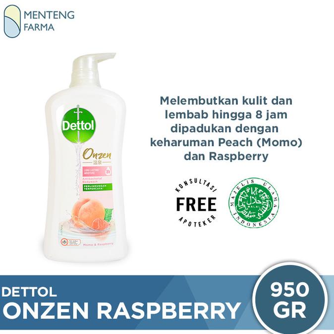 Sabun Mandi Cair Dettol Onzen Peach 950 Gram