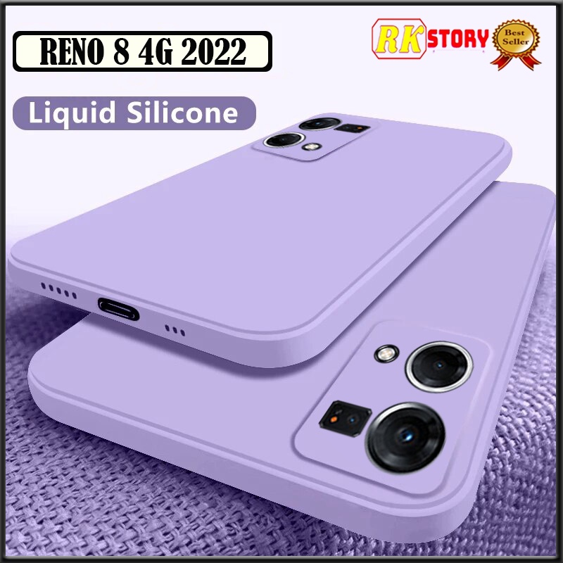 New PROMO Case For OPPO RENO 8T 4G RENO 8T 5G RENO 8 4G RENO 7 4G SoftCase Liquid Silicone Macaroon Protection Camera Premium Casing Reno8 4G