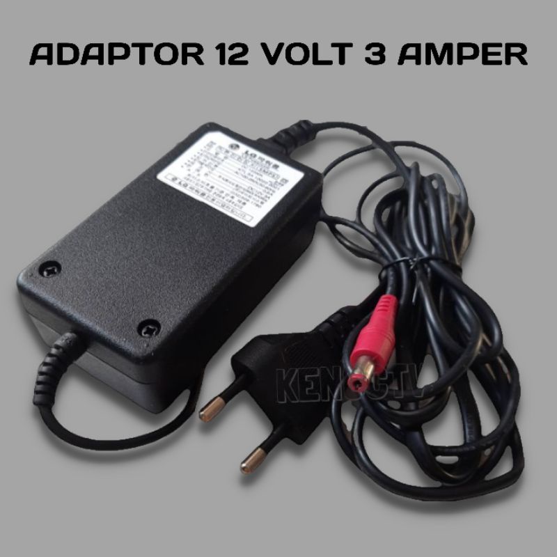 ADAPTOR 12V 3A ADAPTOR 12 VOLT 3 AMPER SMPS 12 V 3 AMPERE