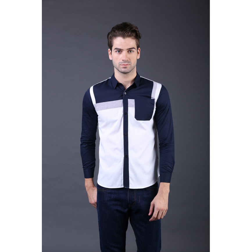 Kemeja Pria Asli Distro Gf / Baju Kemeja Berkualitas Bagus Kemeja Co