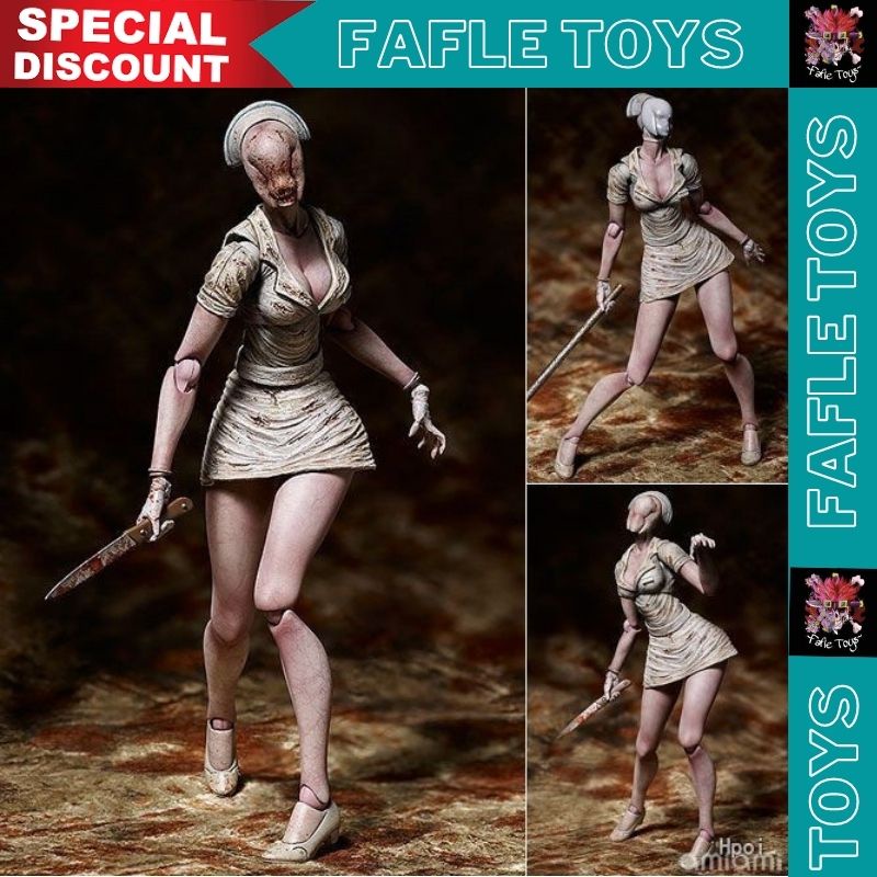 Figma SP 061 Bobble Head Nurse dari movie Silent Hill 2 Figure / Action Figure SP 061 Bobble Head Nu