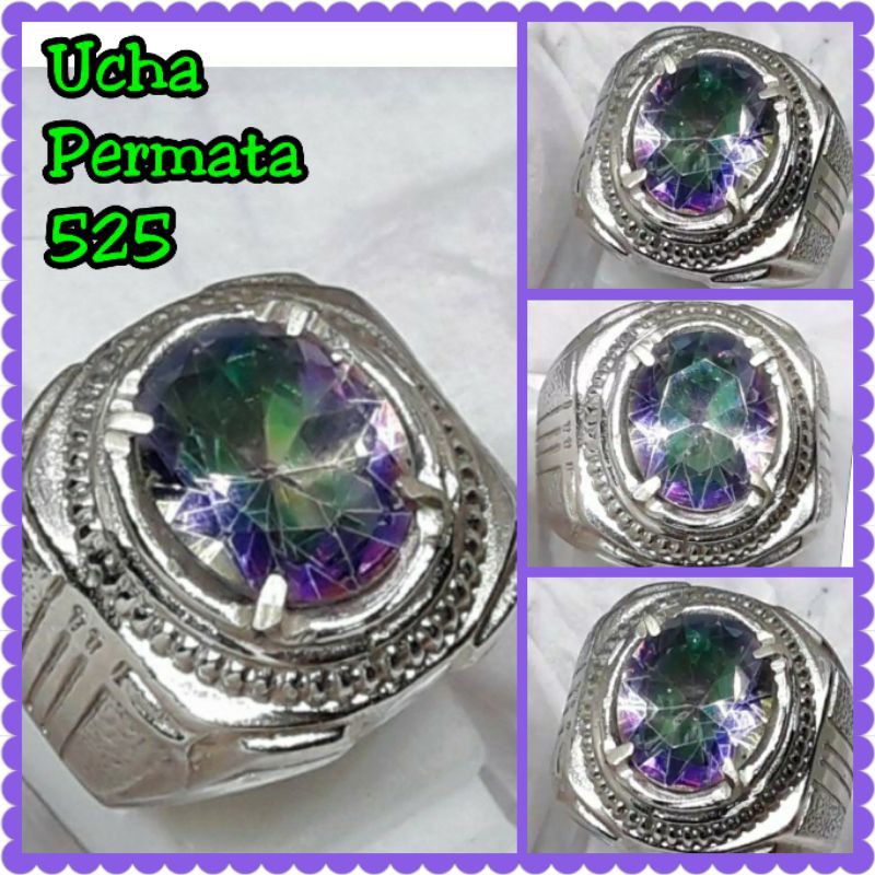 BATU CINCIN PERMATA MISTIQ QUART MULTICOLOR