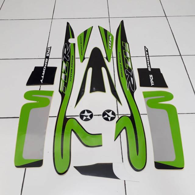 Striping lis stiker variasi Fiz R caltex