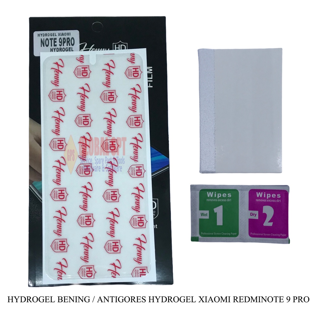 HYDROGEL BENING / ANTIGORES HYDROGEL XIAOMI NOTE 9 PRO