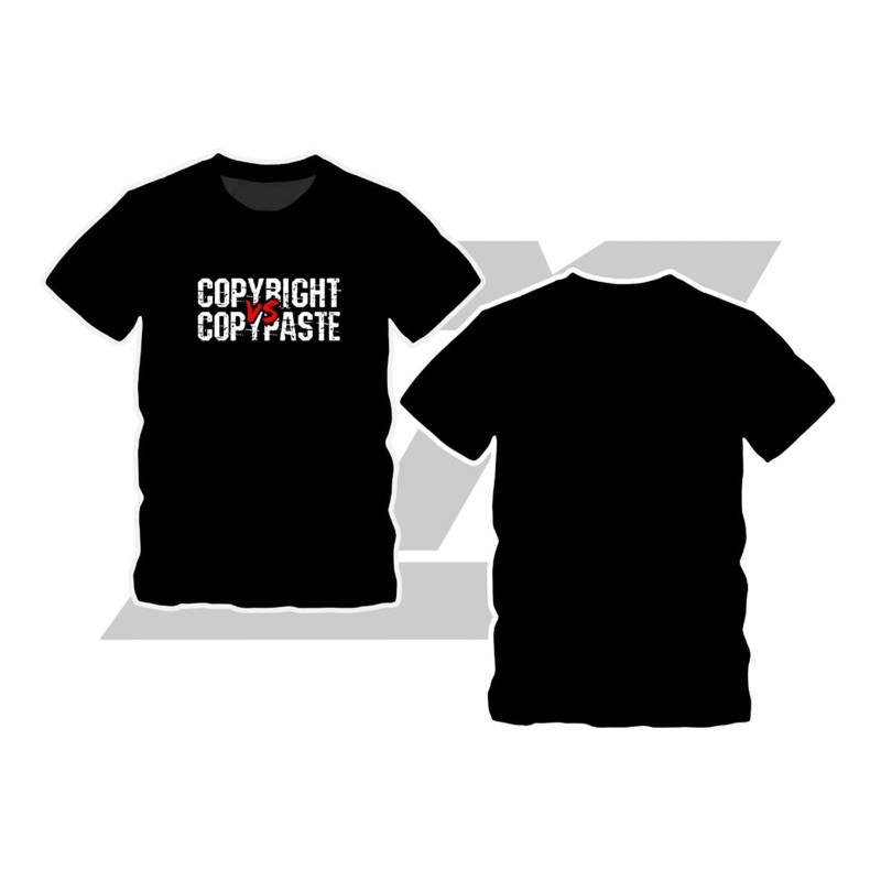 T-Shirt COPYRIGHT Black