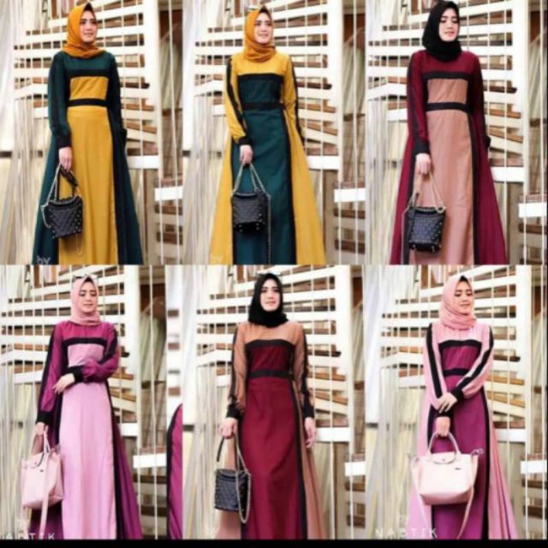 Ceila dress fashion muslim remaja wanita