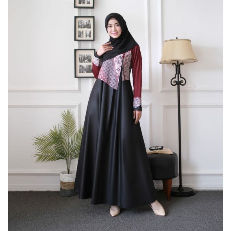 JEHAN DRESS gamis batik, gamis kondangan, gamis toyobo