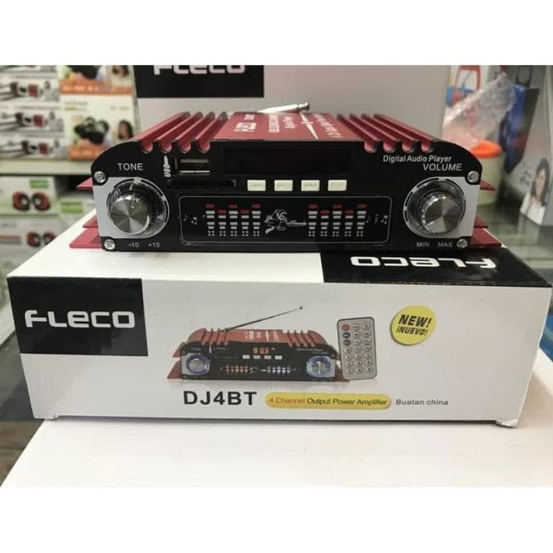 FLECO DJ4BT Bluetooth + Mp3 player + FM Radio / Power Amplifier Fleco DJ 4 BT