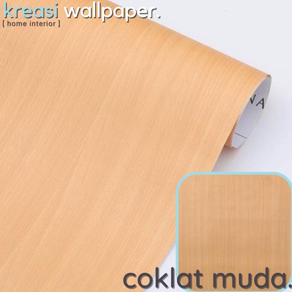 Sticker Decosheet Pvc Pelapis Meja Furniture Hpl Kayu Muda Triplek