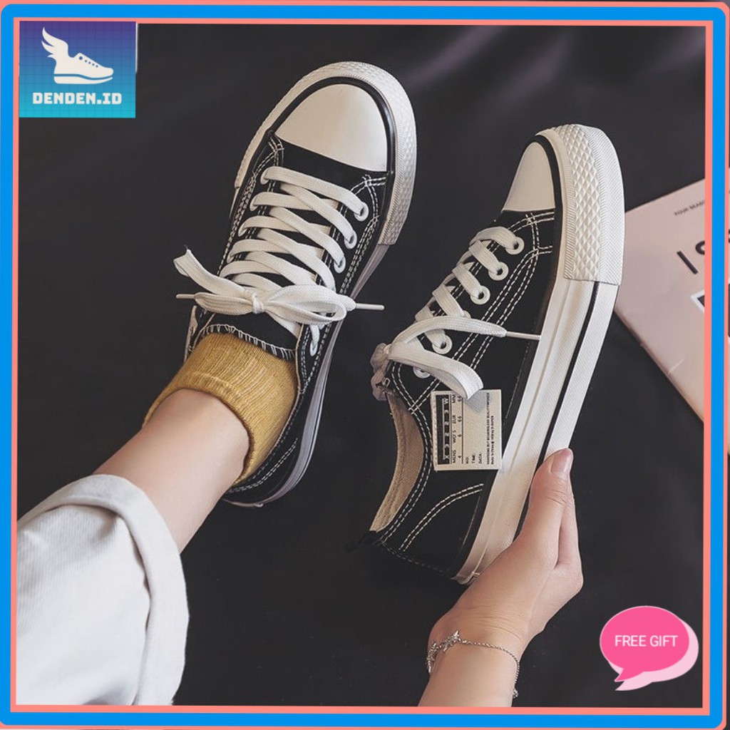 2.2 COD Sale DENDEN.ID Sepatu Wanita Sneakers Import Korea Casual Murah DD1008