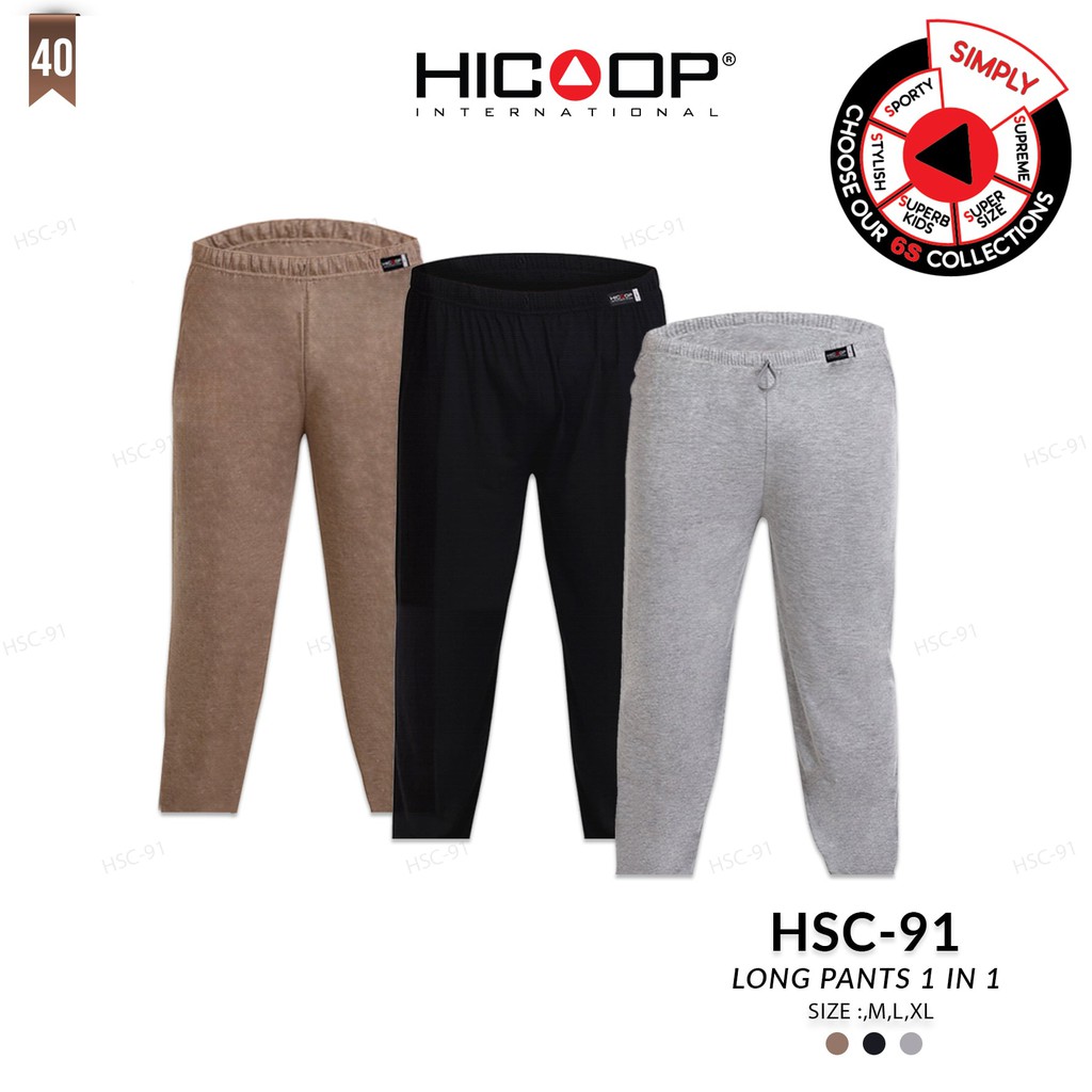  HICOOP  MEN CELANA  PANJANG  SANTAI LONGPANT HSC 91 CELANA  