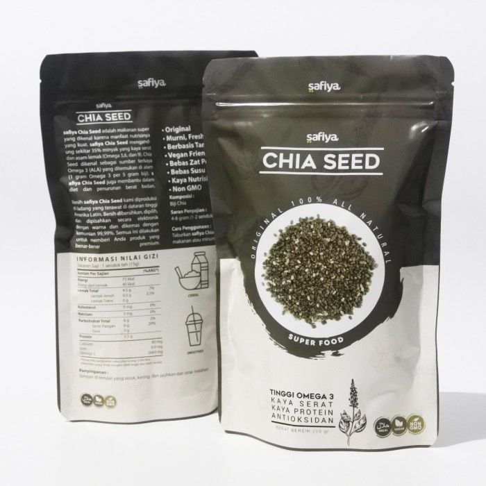 

Q12Sa Chia Seed Origanik Mexico 250 Gram Biji Chiajoy Premium D51qs448